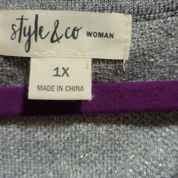 Style & Company Multi Colour Dress SZ  1X - Picture 8 of 15